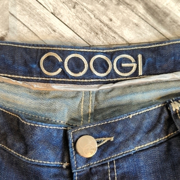 COOGI Y2K Distress Studded Jeans ... Size 17/18 - Picture 9 of 9